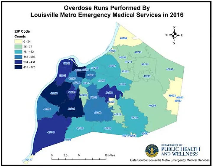 drug addiction in Louisville